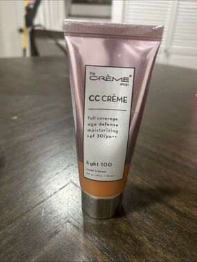 The Crème Shop CC Crème SPF 30 - Light 100 | Pink & Peach Tube
